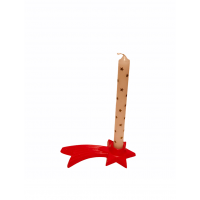 Suport lumanare Stea 6 colturi cu coada